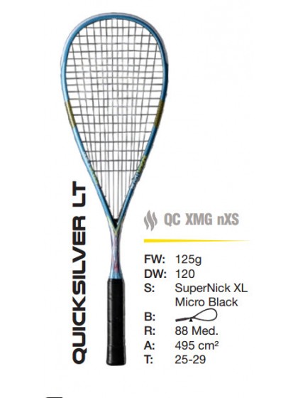 Quicksilver LT Squash Racquet