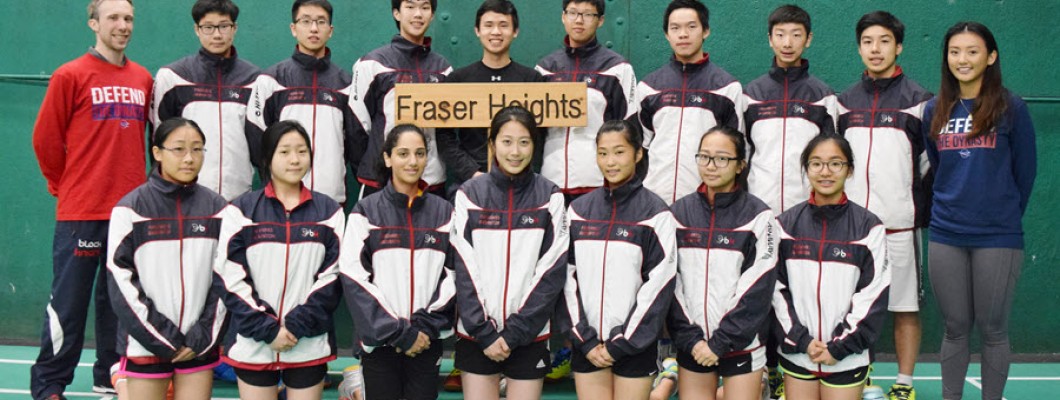 Black Knight Fraser Heights won their 4th straight BC Provincial Badminton Championships